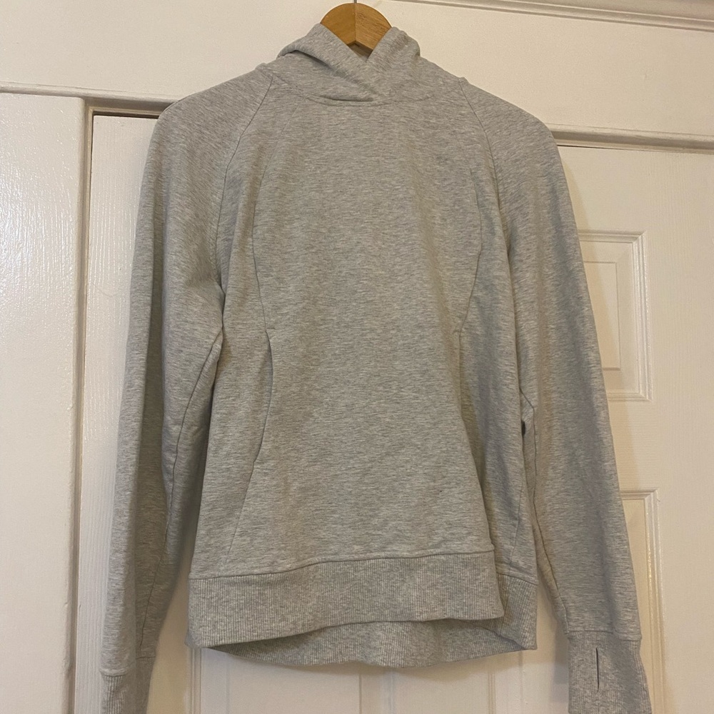 Lululemon athletics sweater grey pocket sweatshirt